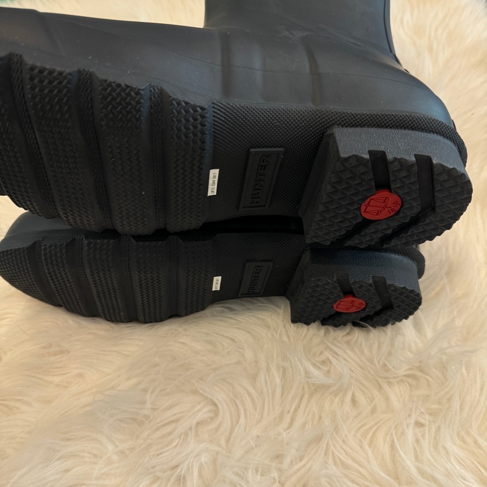 NEW❗️Hunter Men's Original Short Rain Boots in Navy - Picture 11 of 13
